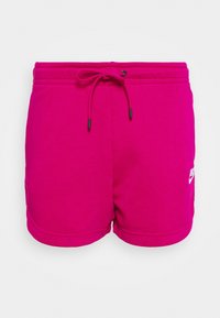 Fuchsia sweatshirt shorts i mjukt material, med resårmidja och dragsko samt en liten logotypdetalj på sidan.