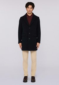 Trussardi MONOPETTO - Cappotto corto - blue genoa
