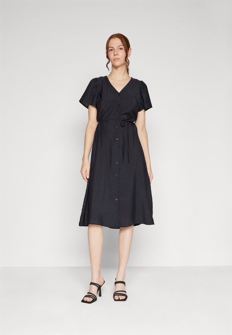 sachin and babi light blue dress Women V-Neck Sleeveless Mini Dress Casual Dress, Black, M : Target
