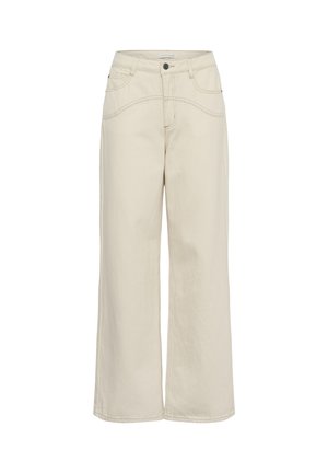 Kaffe, KACATHARINA HW JEANS - Jean boyfriend - off white washed