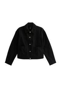 BUTTON UP - Chaqueta vaquera - black