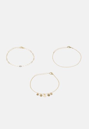 ONLVERA ANKLE BRACELET 3-PACK - Other - gold colour/3x diff. design
