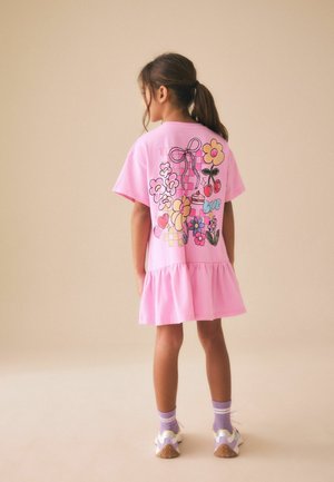 Next, Jersey dress - pink print