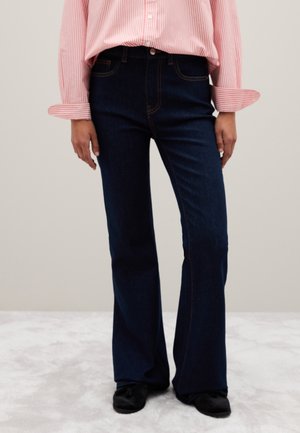 FLARE - Vaqueros a campana - dark blue