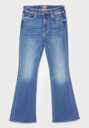 Mother LIL WEEKENDER - Džínsy bootcut - blue denim