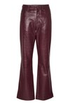 EMIOLA PANTS - Pantaloni di pelle - blood red