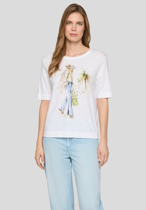 Rabe, RABE T-SHIRT - Print T-shirt - weiß