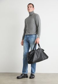 GANT CLASSIC ROLLERNECK - Vesta - dark grey melange