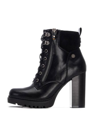 Botines con plataforma - black