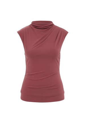 WE Fashion, WE FASHION DAMEN TOP MIT PLISSEE-DETAILS - Blouse - old rose