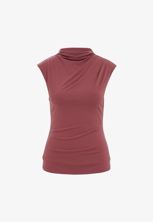 WE Fashion, WE FASHION DAMEN TOP MIT PLISSEE-DETAILS - Blouse - old rose