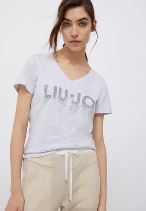 Print T-shirt - grey