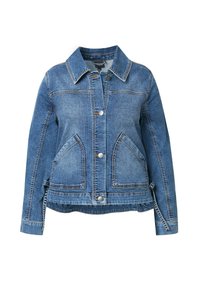 Ulla Popken RÜCKENDRUCK Jeansjacke blue denim Zalando
