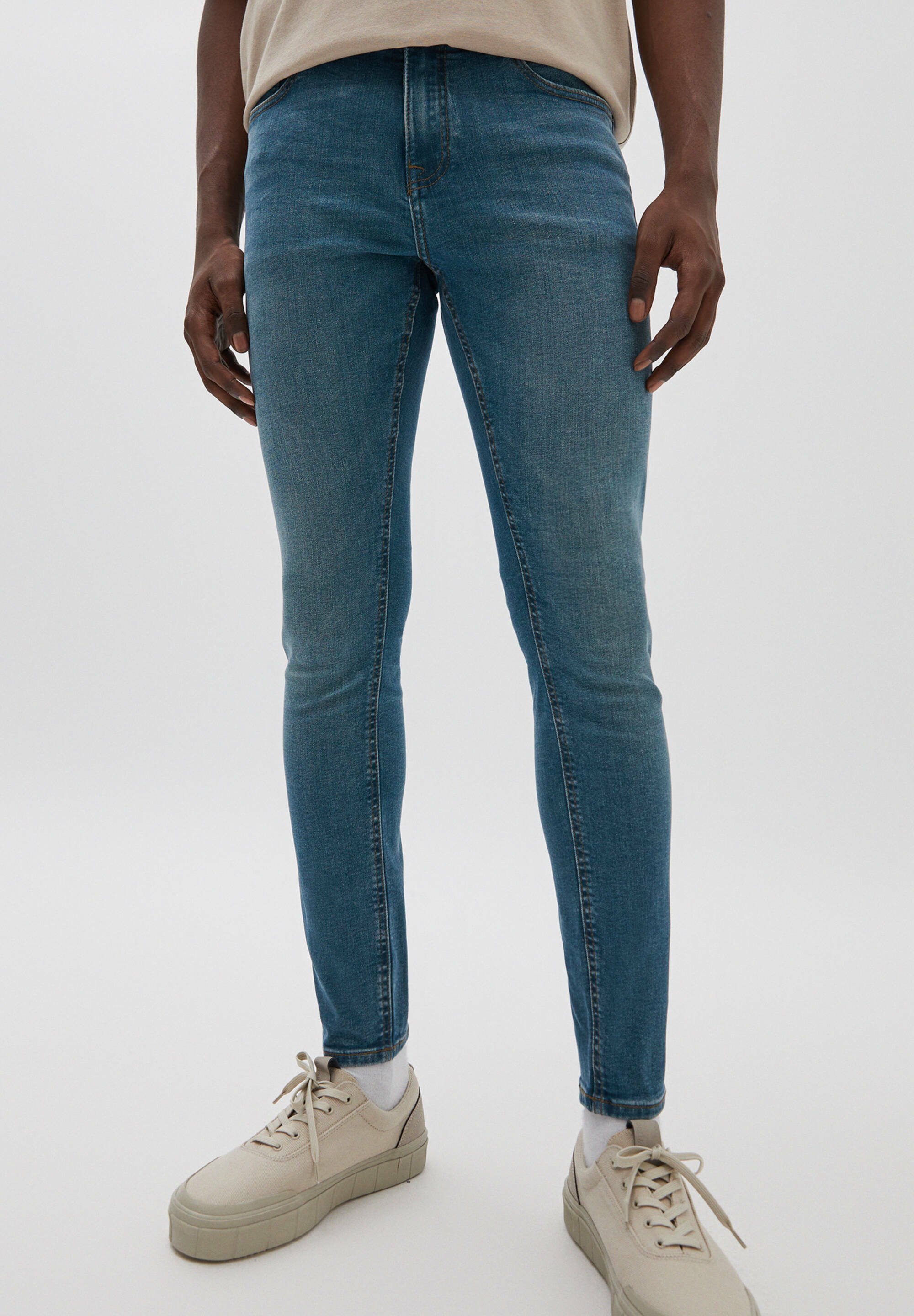 PULL\u0026BEAR Jeans Skinny Fit - blue denim 