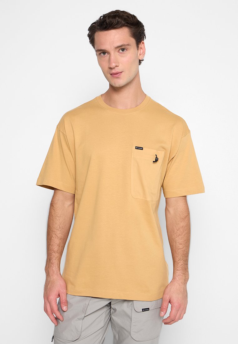 Columbia T-shirt basic zandkleur Columbia T-shirt basic zandkleur