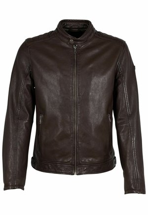 Mauritius GMBRODY LASV - Lederjacke - dark brown
