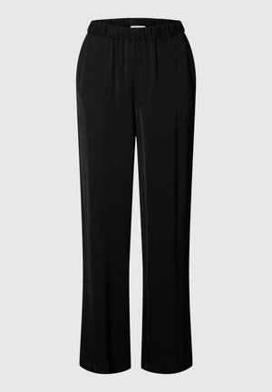 Selected, TROUSERS STRAGHT FIT - Pantalon classique - black