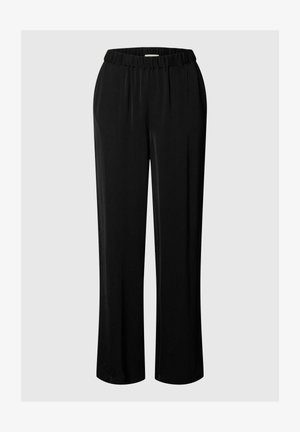 Selected, TROUSERS STRAGHT FIT - Pantalon classique - black