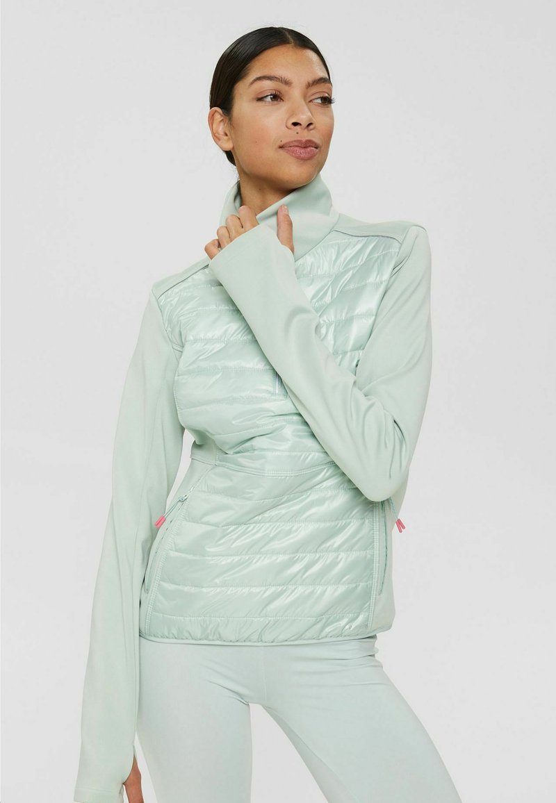 Esprit Training jacket pastel green/mottled light green Zalando.co.uk