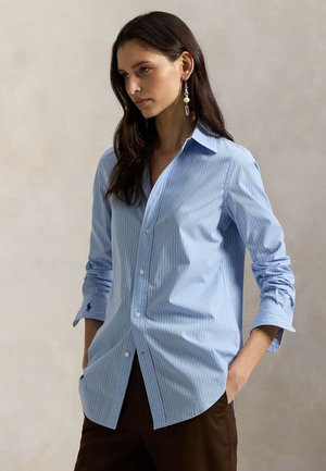 STRETCH SLIM FIT COTTON SHIRT - Cămașă - blue multi stripe