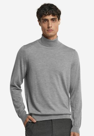 ROLLKRAGEN ULTRALIGHT - Strickpullover - grau - gey melange