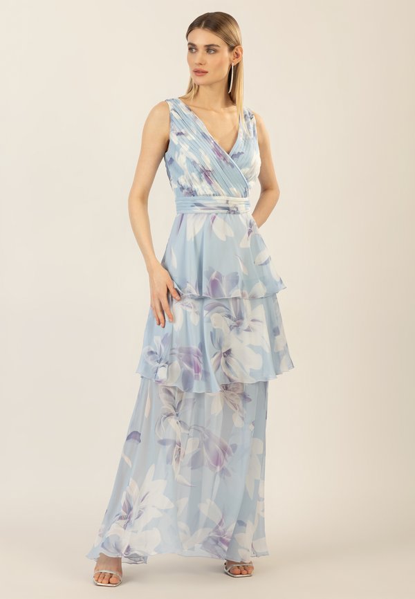 ABEND - Ballkleid - hellblau multicolor