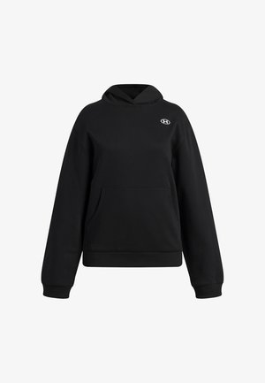 Under Armour, RIVAL FLEECE - Kapuutsiga pusa - ultimate black