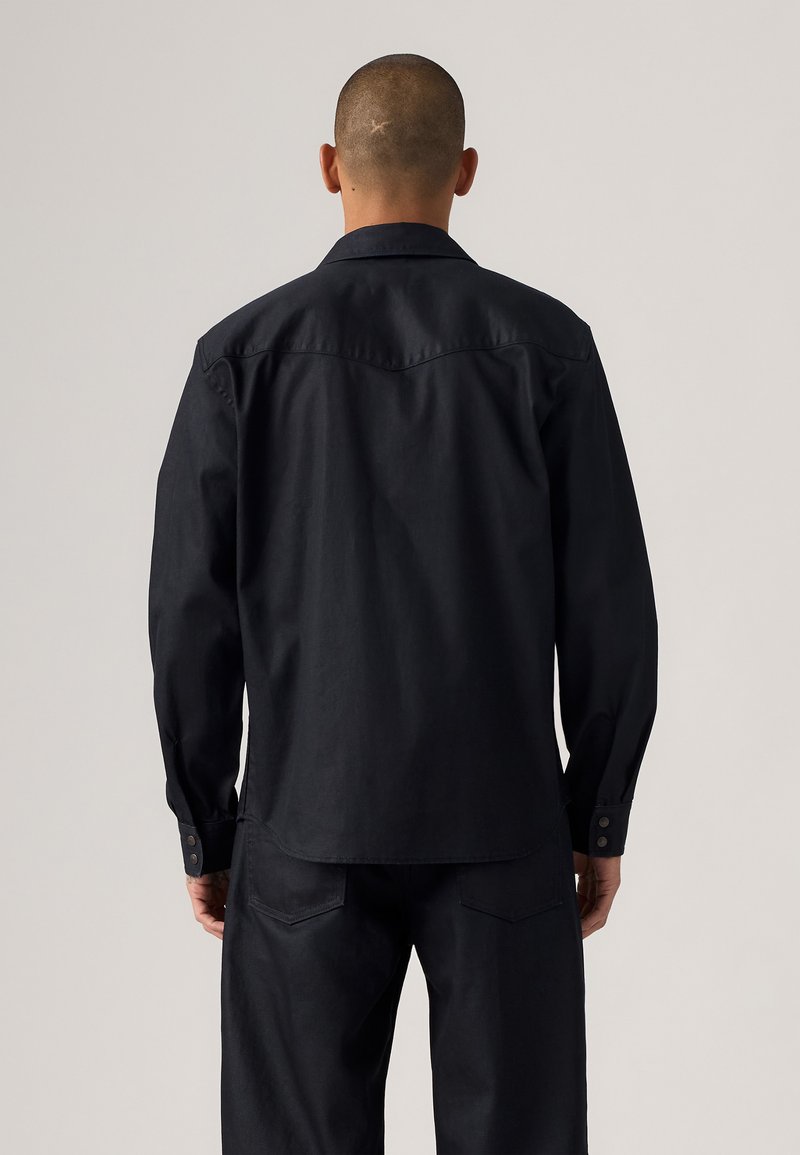 Chemise Levi's Homme Taille S - Popeline Noire, Manches Longues, Occasion Très Bon état, Coupe Classique