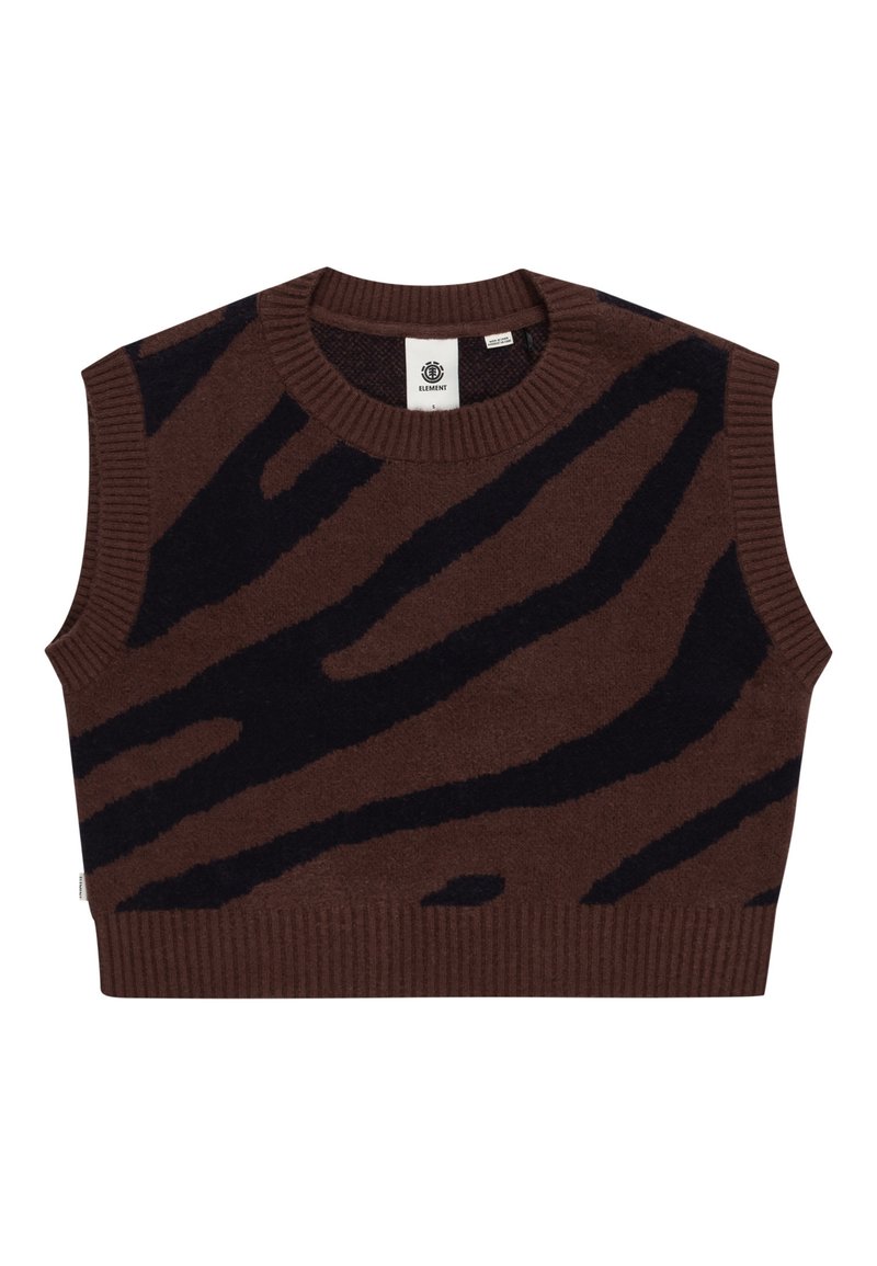 Element T-shirt print bruin