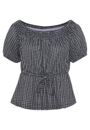 Bluse - black/white
