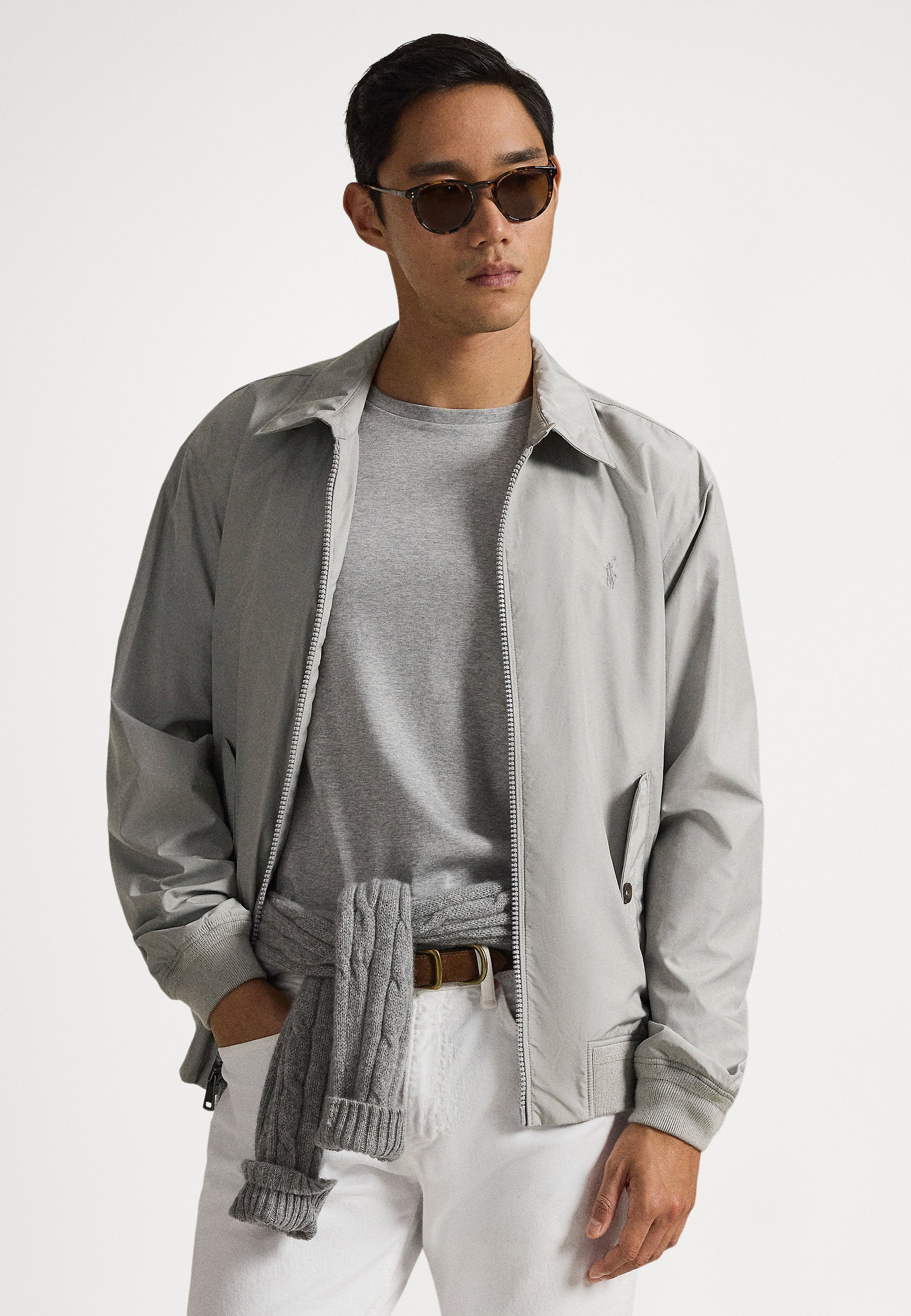 Polo Ralph Lauren ライトグレー ジャケット Polo Ralph Lauren THE SOUTHLAND PACKABLE JACKET - Bomber Jacket