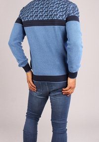 Gabbiano Stickad tröja - mottled blue