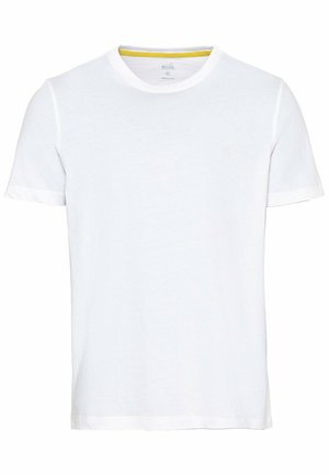 camel active MIT RUNDHALS - T-Shirt basic - broke white