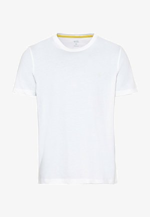 camel active MIT RUNDHALS - T-Shirt basic - broke white