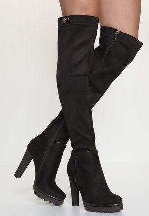 Korolliset saappaat - black