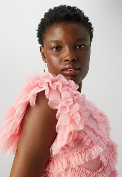 Needle & Thread GENEVIEVE RUFFLE GOWN - Occasion wear - coral