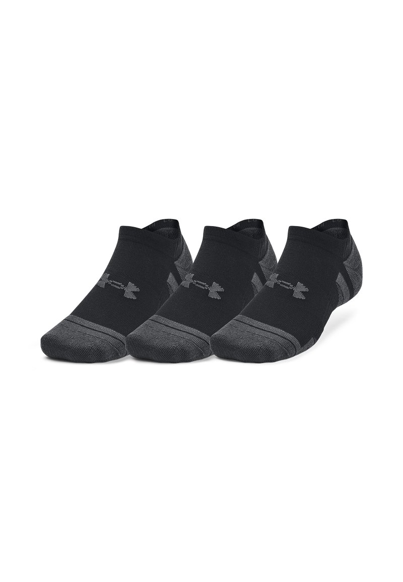 Under Armour - UNISEX PERFORMANCE TECH 3-PACK NO SHOW SOCKS - Ankelsockor - schwarz, Förstora