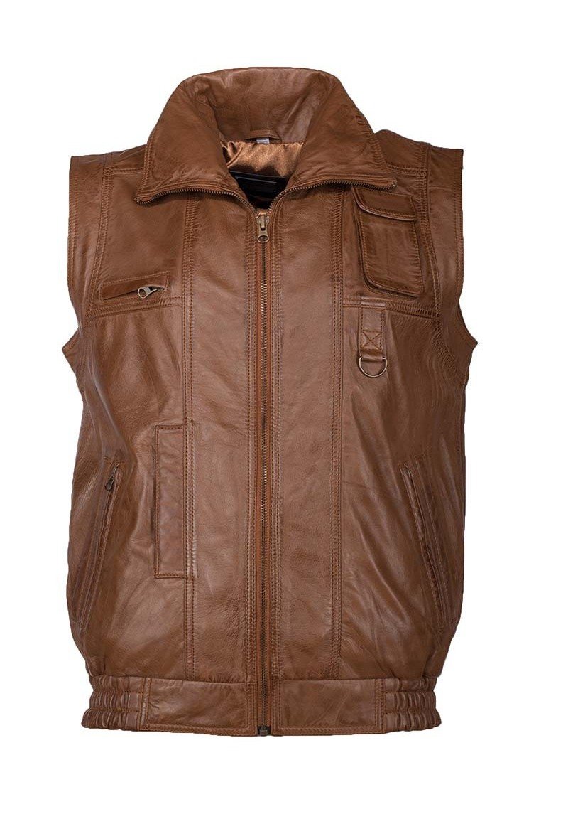 JCC Weste - cognac