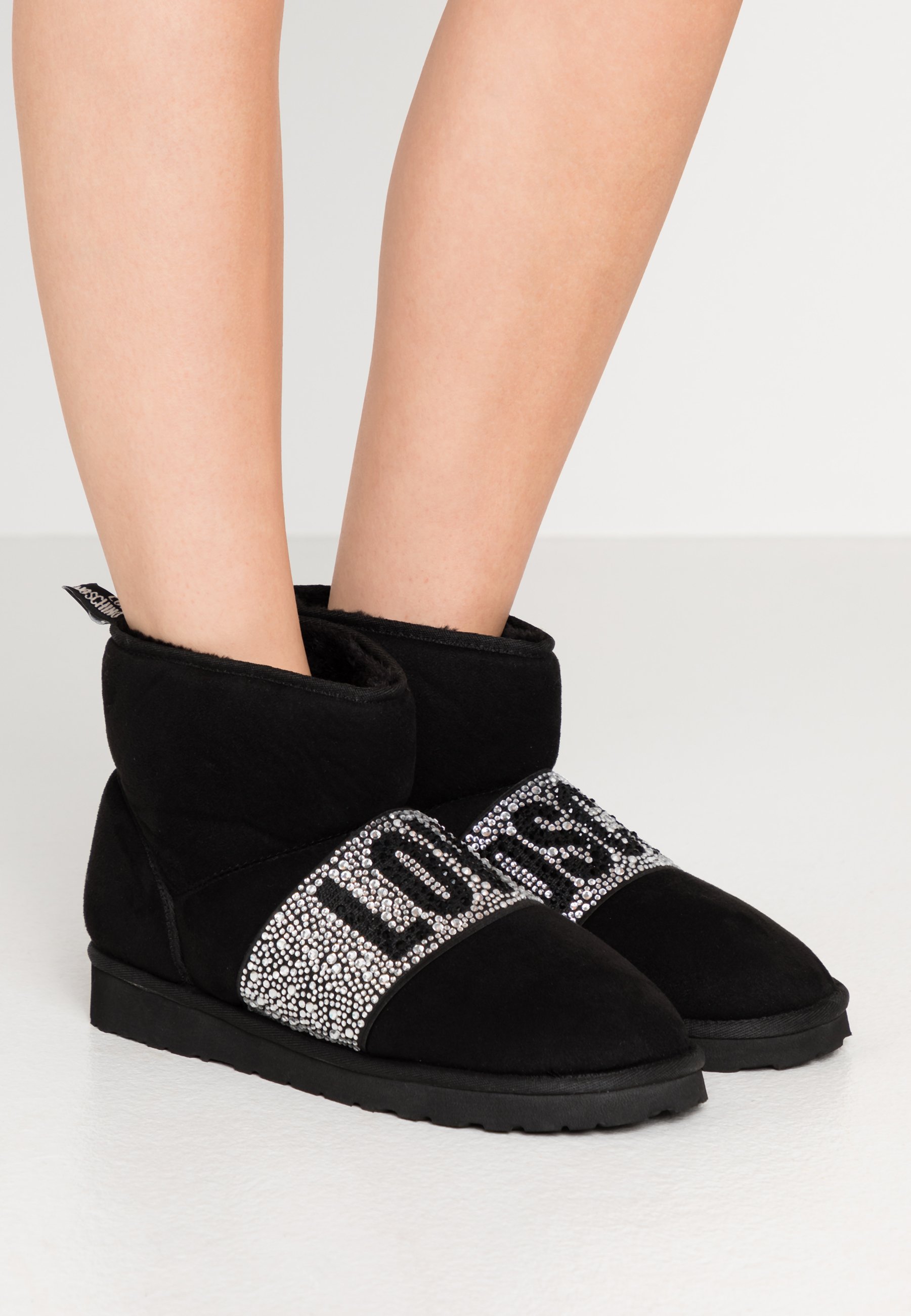 love moschino flatform ankle boots