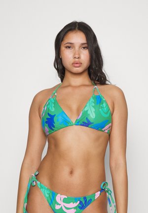 We Are We Wear MELISSA TIE FRONT TRIANGLE TOP - Sutien costum de baie din două piese - multi coloured