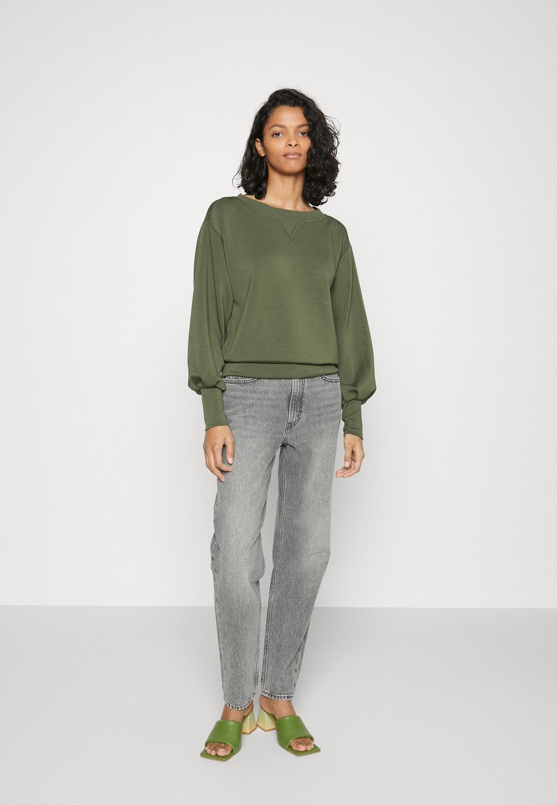 Scotch u0026 Soda BOATNECK - Sweatshirt - field green/vert foncé - ZALANDO.FR