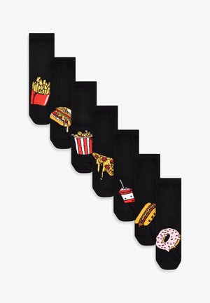 SEVEN PACK OLDER - Chaussettes - black food