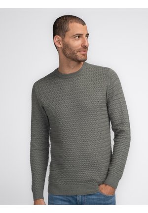 Strickpullover - dark sage