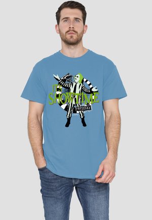 Cotton Soul, BEETLEJUICE/ITS SHOWTIME - Print T-shirt - light blue