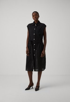 MOMENT - Shirt dress - black