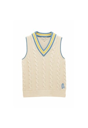 REGULAR FIT - DEUCE CABLE - Viršus - cream