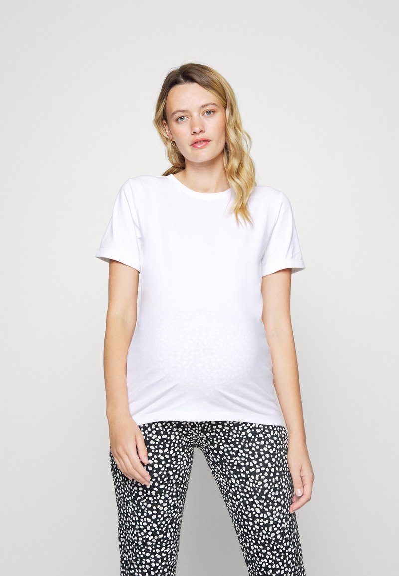MAMALICIOUS MLEVA - Camiseta básica - optical snow