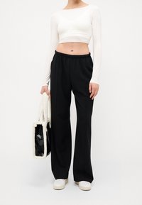 Gap Tall Tygbyxor - black