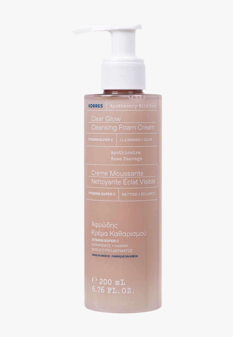 KORRES APOTHECARY WILD ROSE CLEANSING FOAM CREAM - Olio detergente