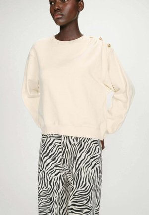 AVEC BOUTONS VONAN - Sweatshirt - vanille